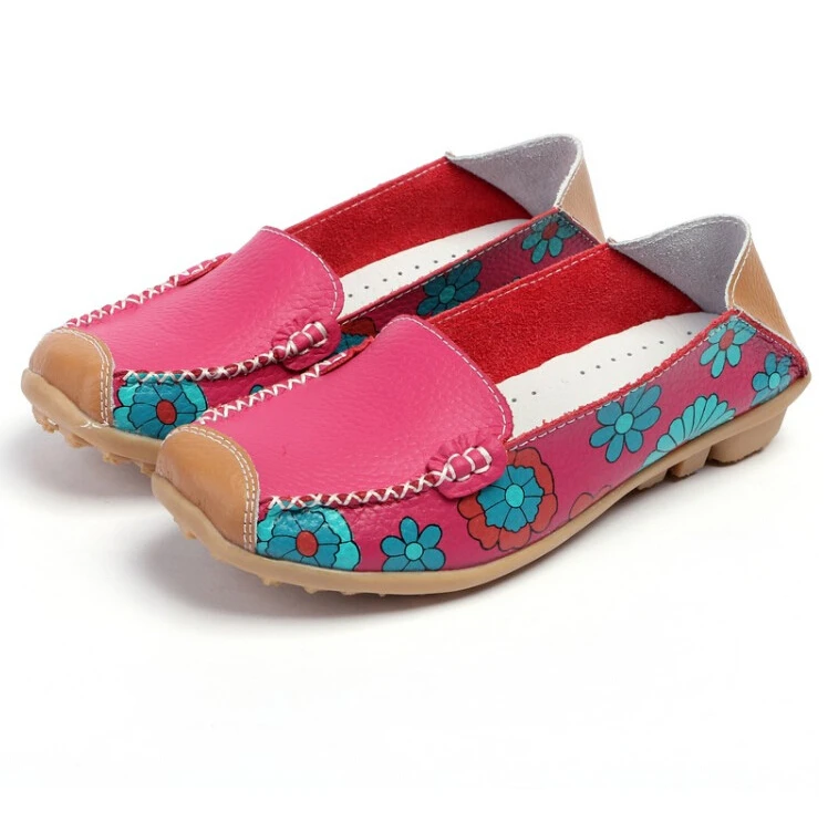 2017 г. весенние женские балетки из натуральной кожи на плоской подошве