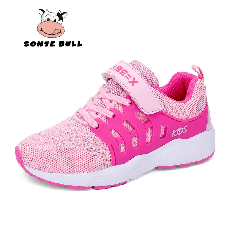 Spring Autumn Brand Boys Girls Shoes 2018 Fashion Light Kids Breathable Mesh Boy Girl Sport Running Children School | Детская одежда и