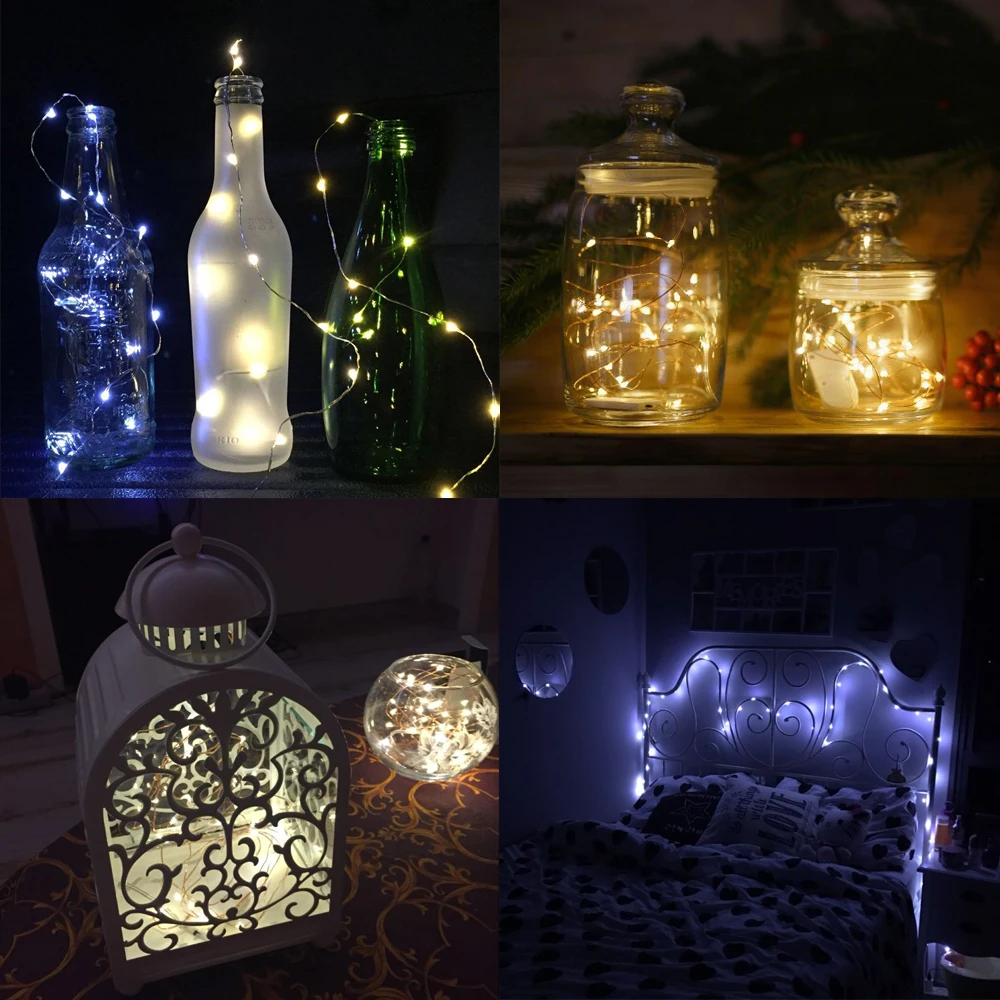 Гирлянда с медной проволокой на солнечной батарее 10 м 100 светодиодов|light outdoor|light