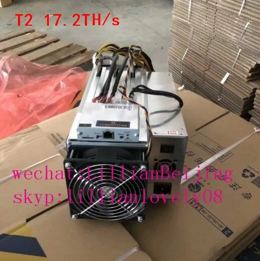Innosilicon T2 17 2 T ASIC Miner dragonmint машина для добычи биткоинов 10 нм sha256 с блоком