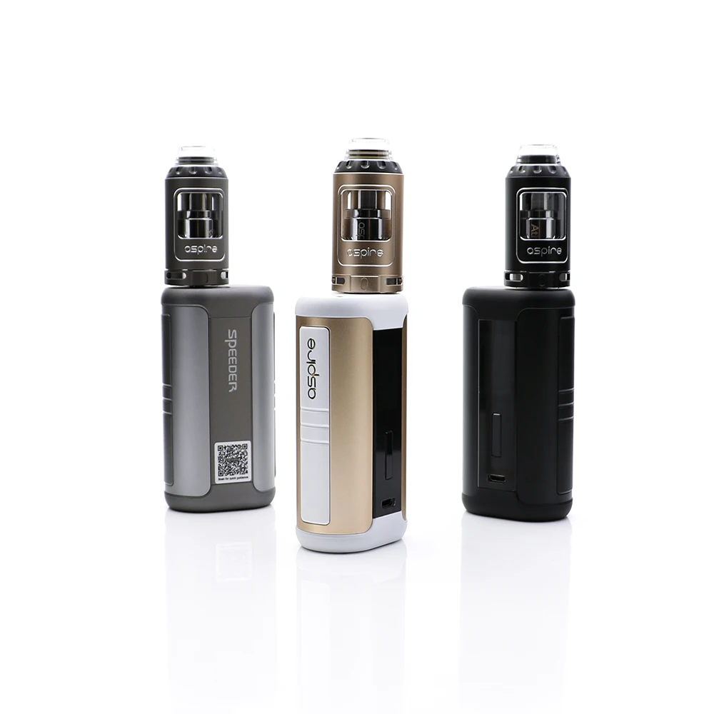 Оригинальный Aspire 200 W модуль ускорителя электронная сигарета TC коробка батарея