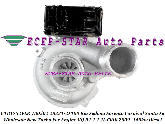 Турбо привод GTB1752VLK 780502 0001 282312F100 + для KIA Sedona Sorento Carnival VQ CRDi Hyundai Santa Fe R2.2 2 л|turbo price|turbo