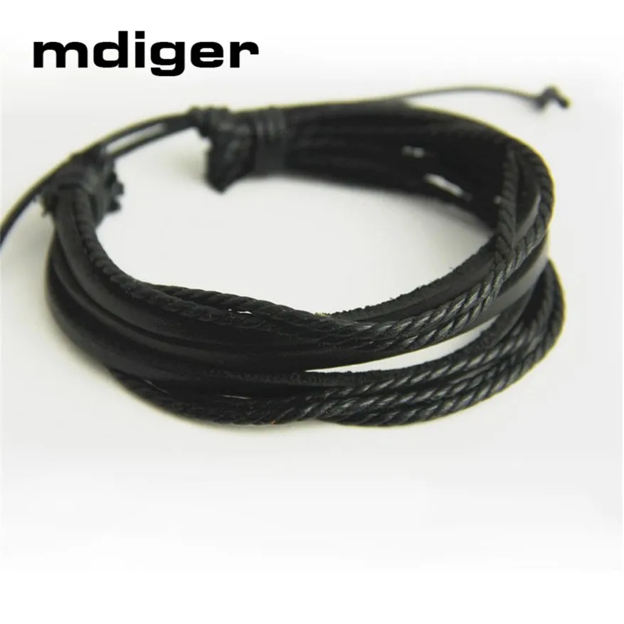 Модные мужские и женские ювелирные изделия из искусственной кожи