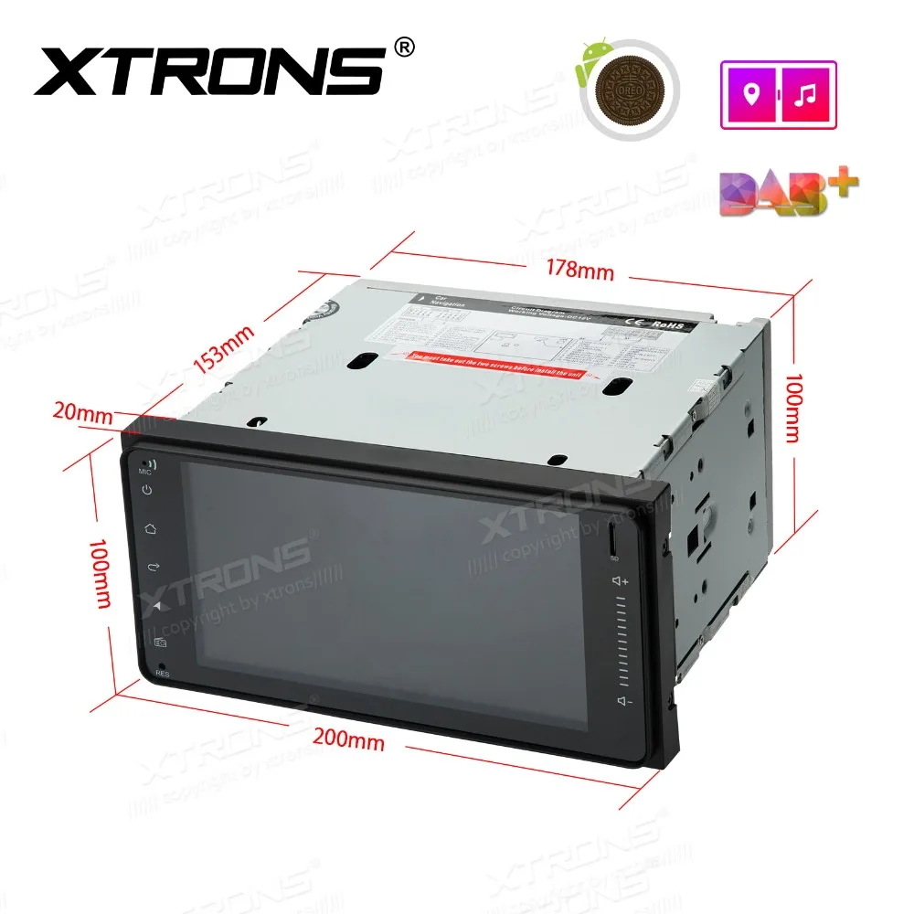 XTRONS 7 &quotAndroid 8 1 автомобильный стерео плеер gps Радио для Toyota RAV4 VIos Hilux Terios Avanza
