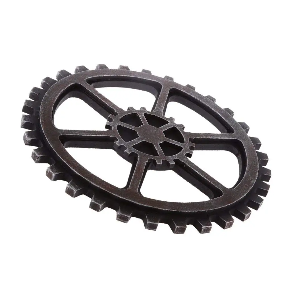 24 см стимпанк Ретро Ремесло Украшение стены бар Домашний Cogwheel художественное