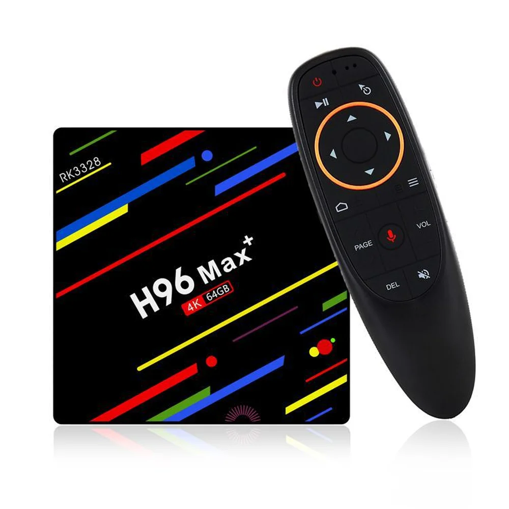 GRWIBEOU Android 8 1 Smart tv BOX RK3328 4G 64G ТВ приемник 4 K Bluetooth Wifi Сеть Ethernet медиаплеер быстрый