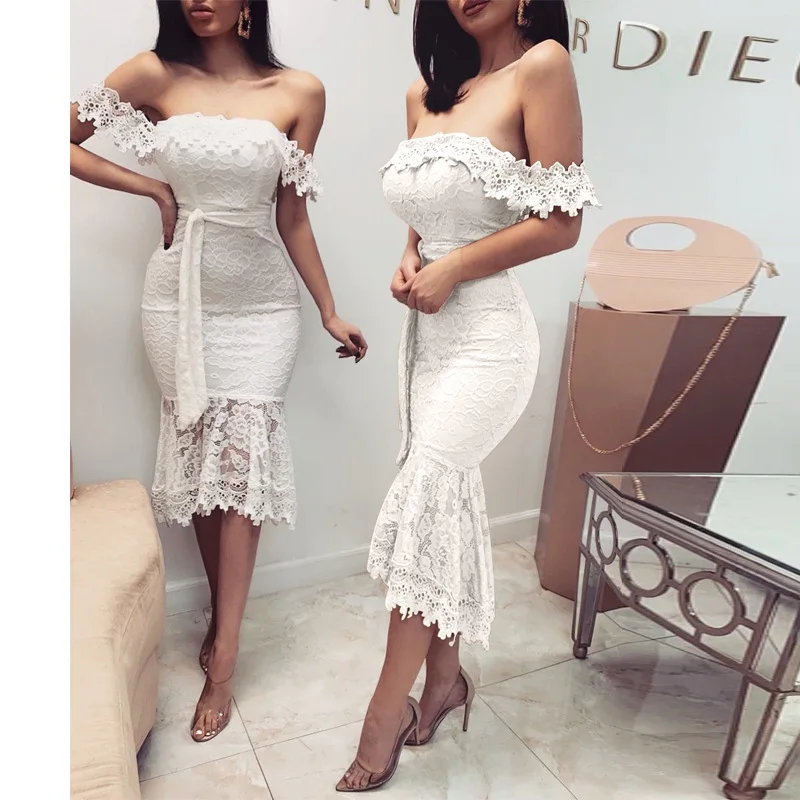 Белая кружевная пикантное платье vestidos платья в стиле пэчворк женская одежда kleider