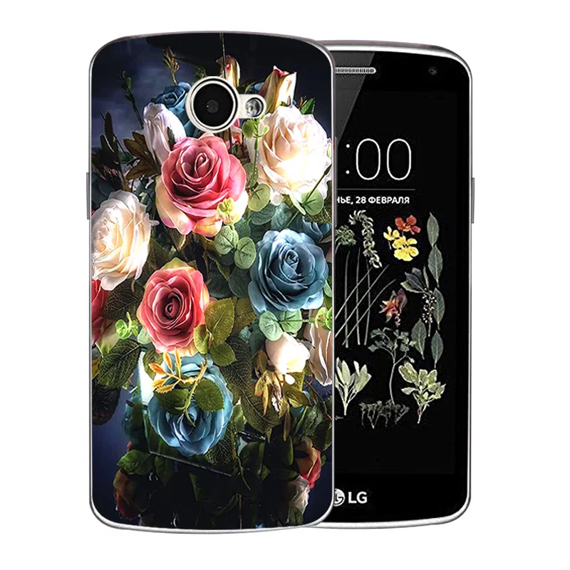 Милые модные окрашенные Чехлы для LG K5/K5 LTE X220 X220DS чехол телефона 5 0 дюйма с узором