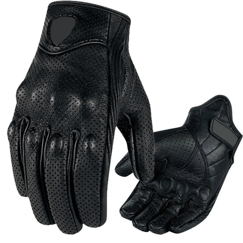 

Перчатки мужские кожаные, черные, ветрозащитные, 1 пара, M/L/XL