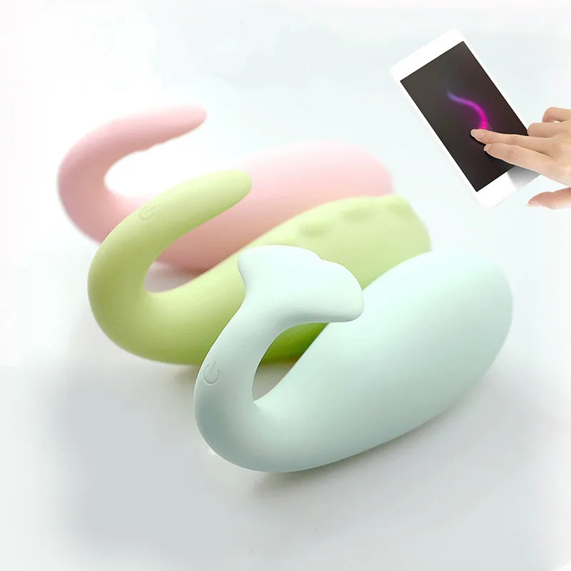 Секс товары с дистанционным управлением USB вибрирующее яйцо Bluetooth подключенный G