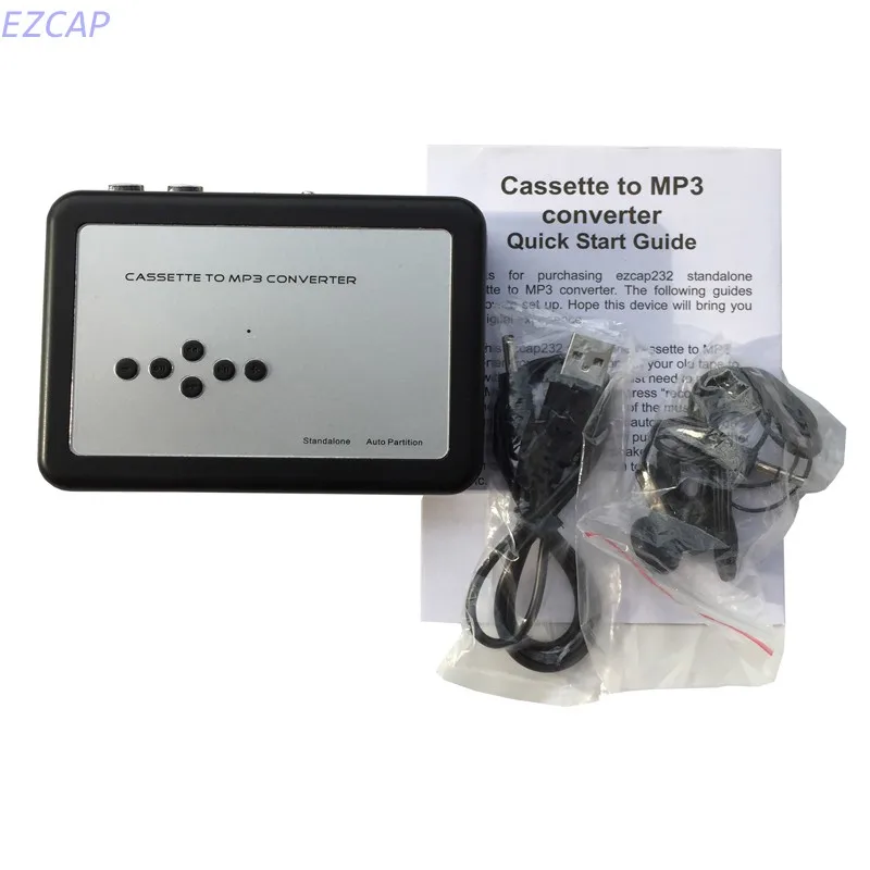 2017 new USB Cassette Player Recorder convert to MP3 in SD TF Card no PC required Free shipping | Компьютеры и офис