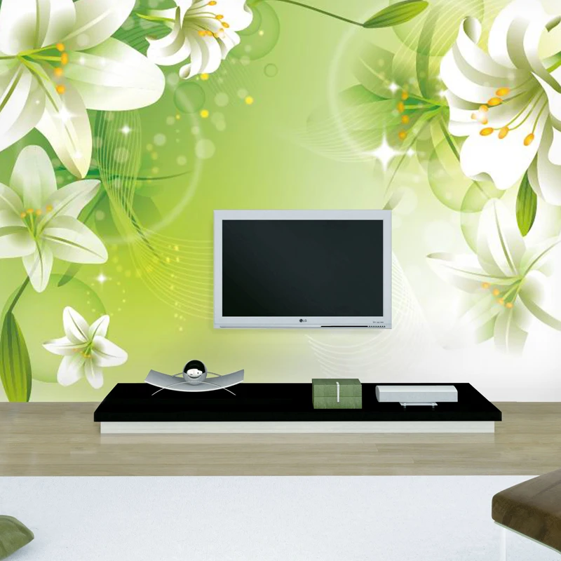 Большая фреска 3d пользовательские обеденные обои комната ТВ диван Кафе фон белые