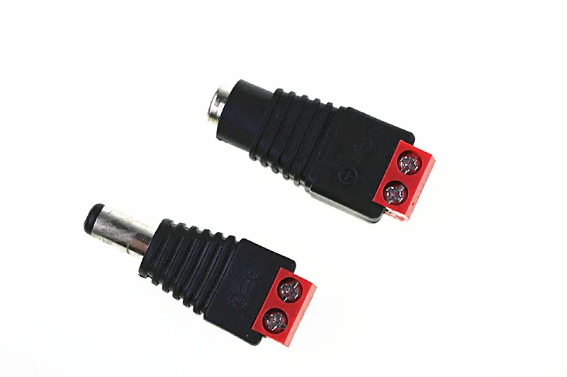5 пар/набор 12V красные синие зеленый шт. женский + мужской разъем постоянного тока 2