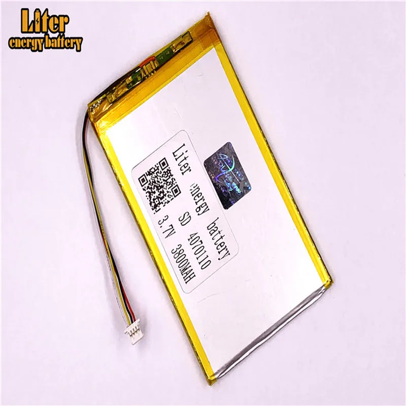 

Вилка 1,0-4 P 3,7 v 4070110 3800mah оптовая продажа литий-полимерная литий-ионная литиевая батарея