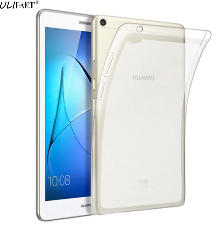 Силиконовый чехол из ТПУ с кристаллами для HUAWEI MEDIAPAD T3 8 0/10 дюйма Прозрачный