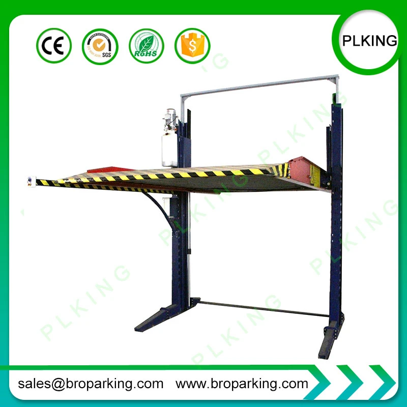 Hydraulic Electric Control System In Ground 2 Post Lift |