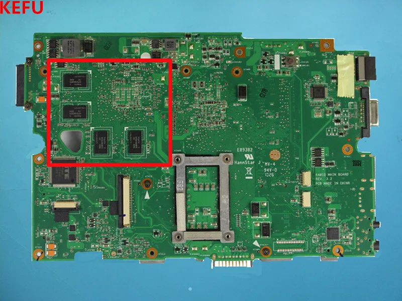 Kefu K50I для ASUS K50IE K40ID K50ID X50DI памяти Материнская плата ноутбука протестированная 100%