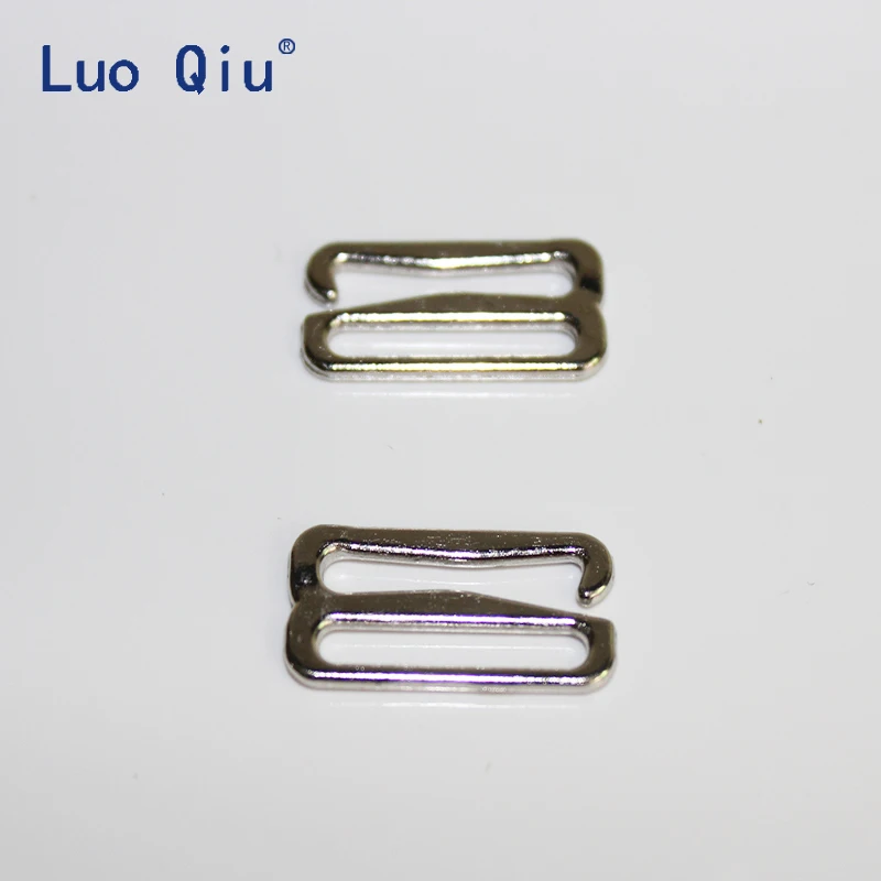 Luo Qiu 500 шт./лот окрашенные серебряные Тип 9 металлические застежки для нижнего