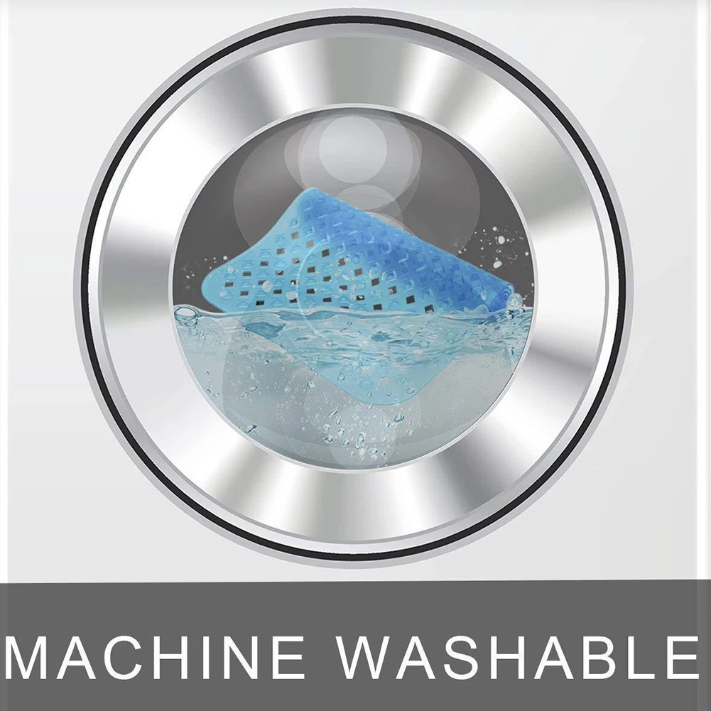 Supplies Suction Cup Anti-bacterial Extra Long Washable Safety Eco-friendly PVC Shower Bath Tub Mat Anti Slip Gripping Bathroom | Дом и сад
