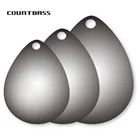 Лезвия спиннербейта, из никелированной стали, Размер 0-6, 50 шт.