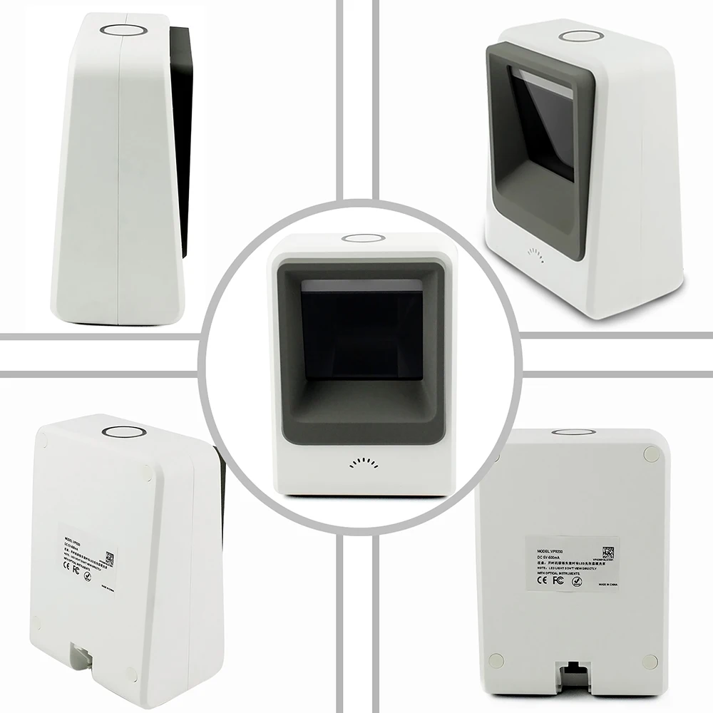 2D автоматический сканер штрих кода Symcode 1D/2D USB Handsfree считыватель кодов с функцией