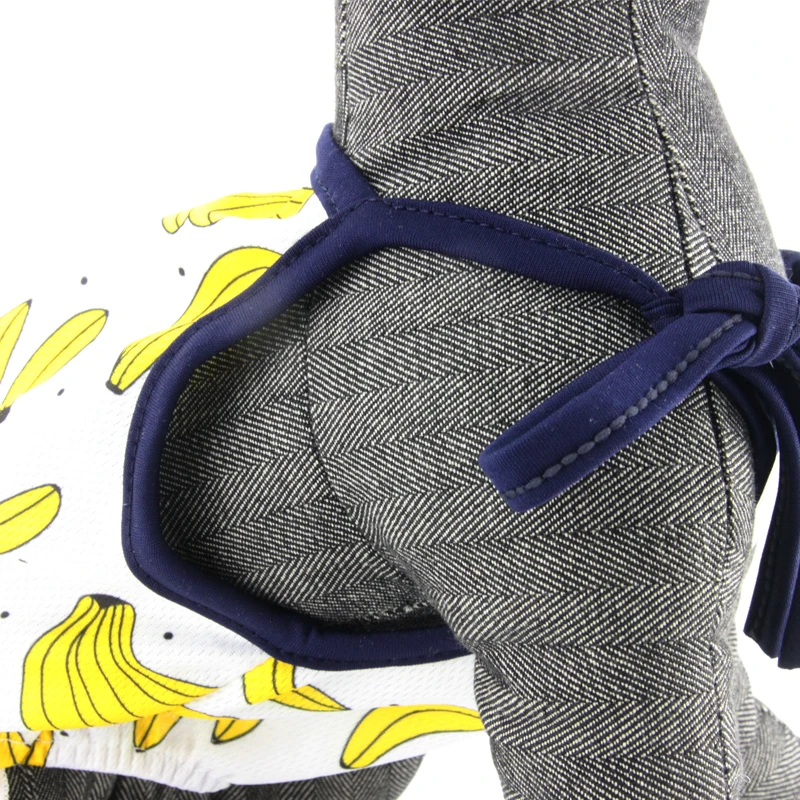 Платье для питомцев собак банановый жилет юбка одежда XS-XXL милая модная дышащая