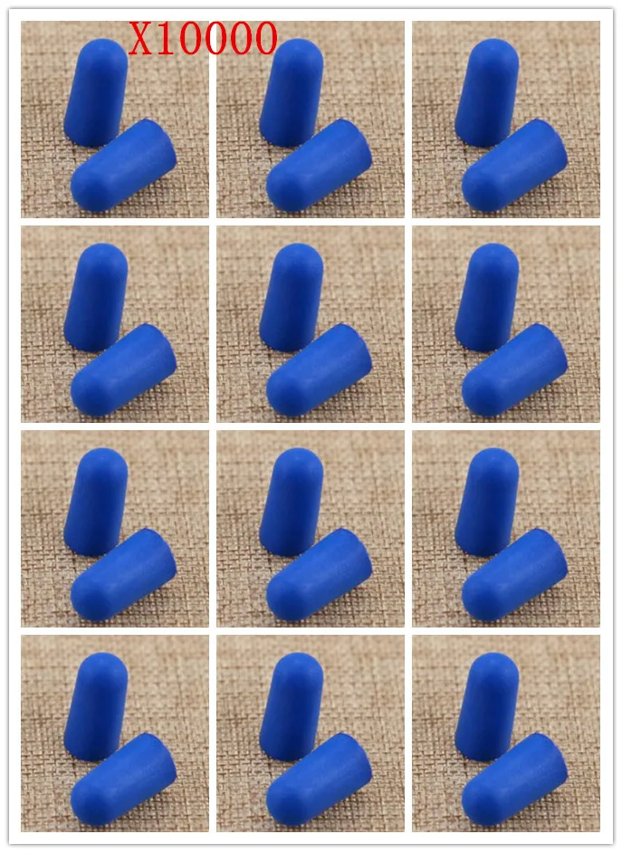 

[ Fly Eagle ] 10000pcs Dark Blue Soft Foam Ear Plugs Travel Sleep Prevention Earplugs Noise Reduction