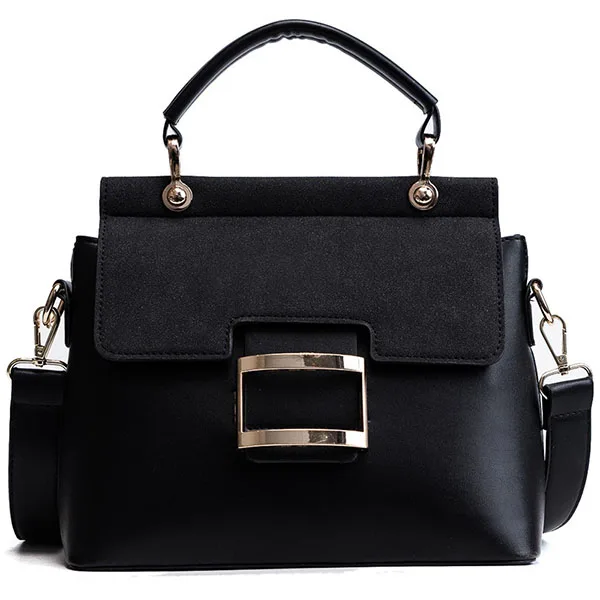 Black Cross Body Bag ValenKuci сумки через плечо для женщин Высококачественная кожаная сумка через плечо винтажная сумка-мессенджер женские ручные сумки bolsa feminina - Цвет: Black Cross Body Bag