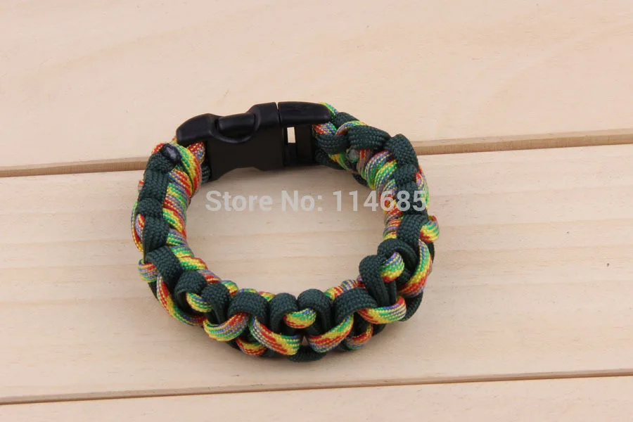 Комплект браслетов из Паракорда в стиле милитари 550|bracelet peacock|bracelet ceramicbracelet length |