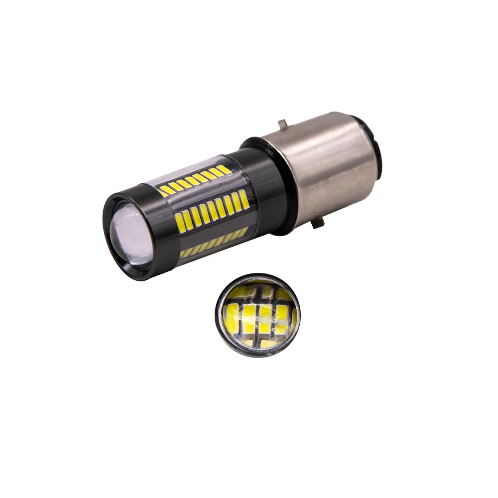 2 шт. H6 BA20D H6M P15D 4014 66SMD LED 990Lm фары для мотоцикла скутера автоцикла белый 9 28 в