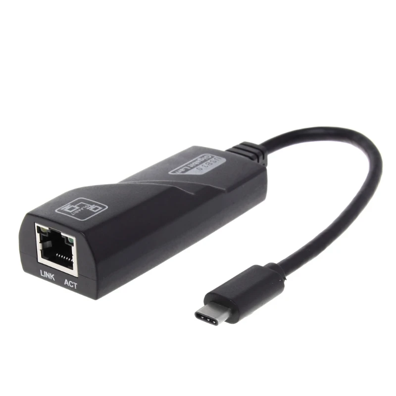 Планшет JINSHENGDA USB 3 1 Type C в RJ45 Lan сеть Gigabit Ethernet адаптер 10/100/1000 Мбит/с|Сетевые адаптеры