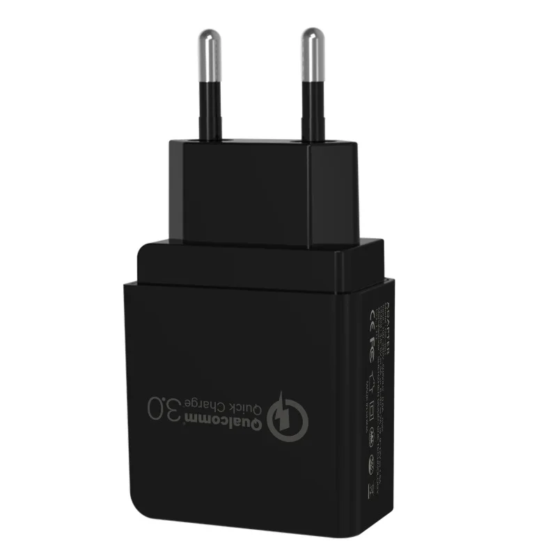 Европа быстрый USB Зарядное устройство для путешествий настенное Зарядное устройство адаптер QC3.0 18 Вт супер быстрый Зарядное устройство для Iphone 7/7plus Iphone 8 Xiaomi iPad huawei планшет