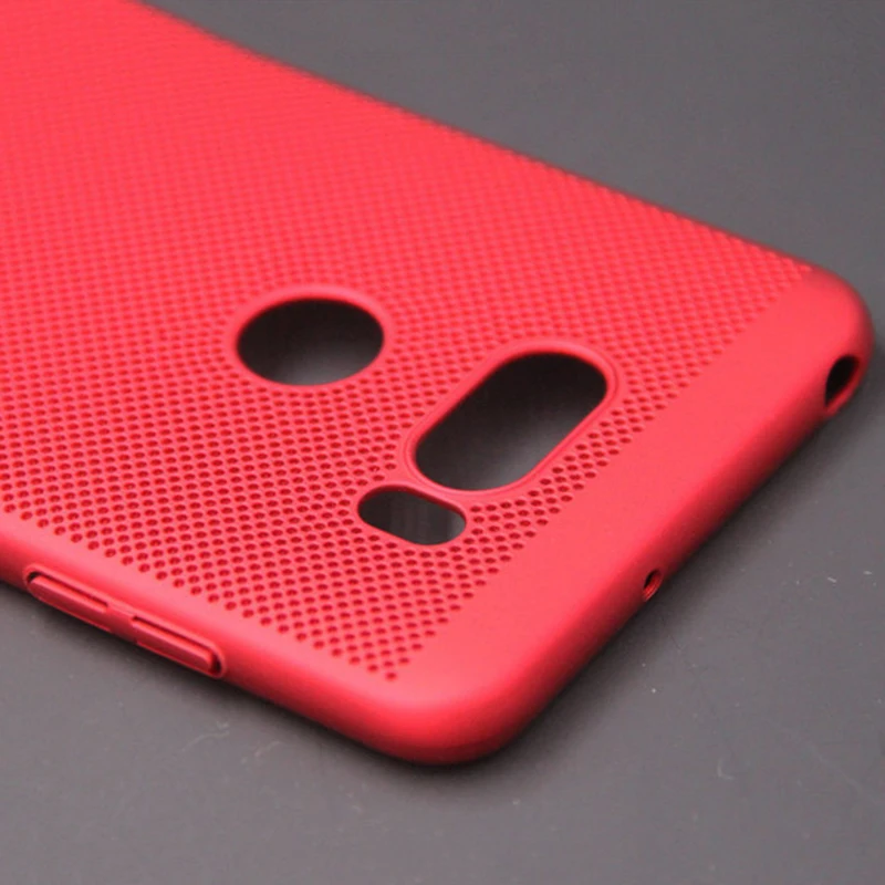 MAKAVO For LG V30 Case Hollow Full Protection Slim Matte Hard Platic Cover LGV30 Phone Cases |