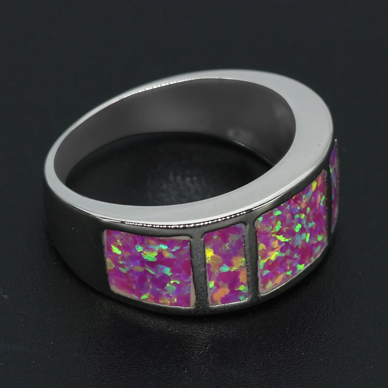 Кольцо женское из серебра 925 пробы с драгоценным опалом R079 | Украшения и