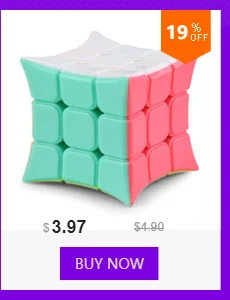 Qiyi 3*3*3 кубик рубика Пирамида Скорость Magic Cube Интеллектуальный Магический кубик Пазлы красочные Развивающие игрушки для детей 3x3x3