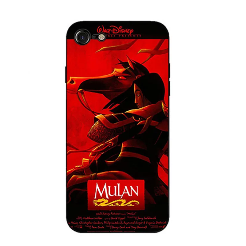 KMUYSL мультфильм Moive Mulan печать рисунок ТПУ чехол для телефона Apple iPhone 8 7 6 S Plus X 5 5S SE 5C