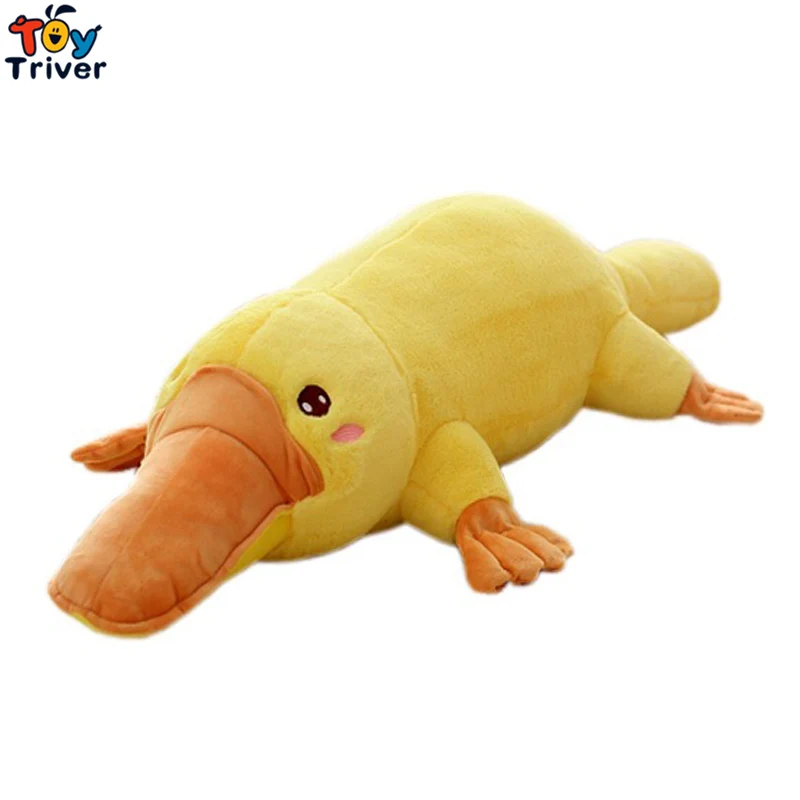 Kawaii Platypus Duckbill желтая утка плюшевая игрушка тройник чучела животных кукла детские