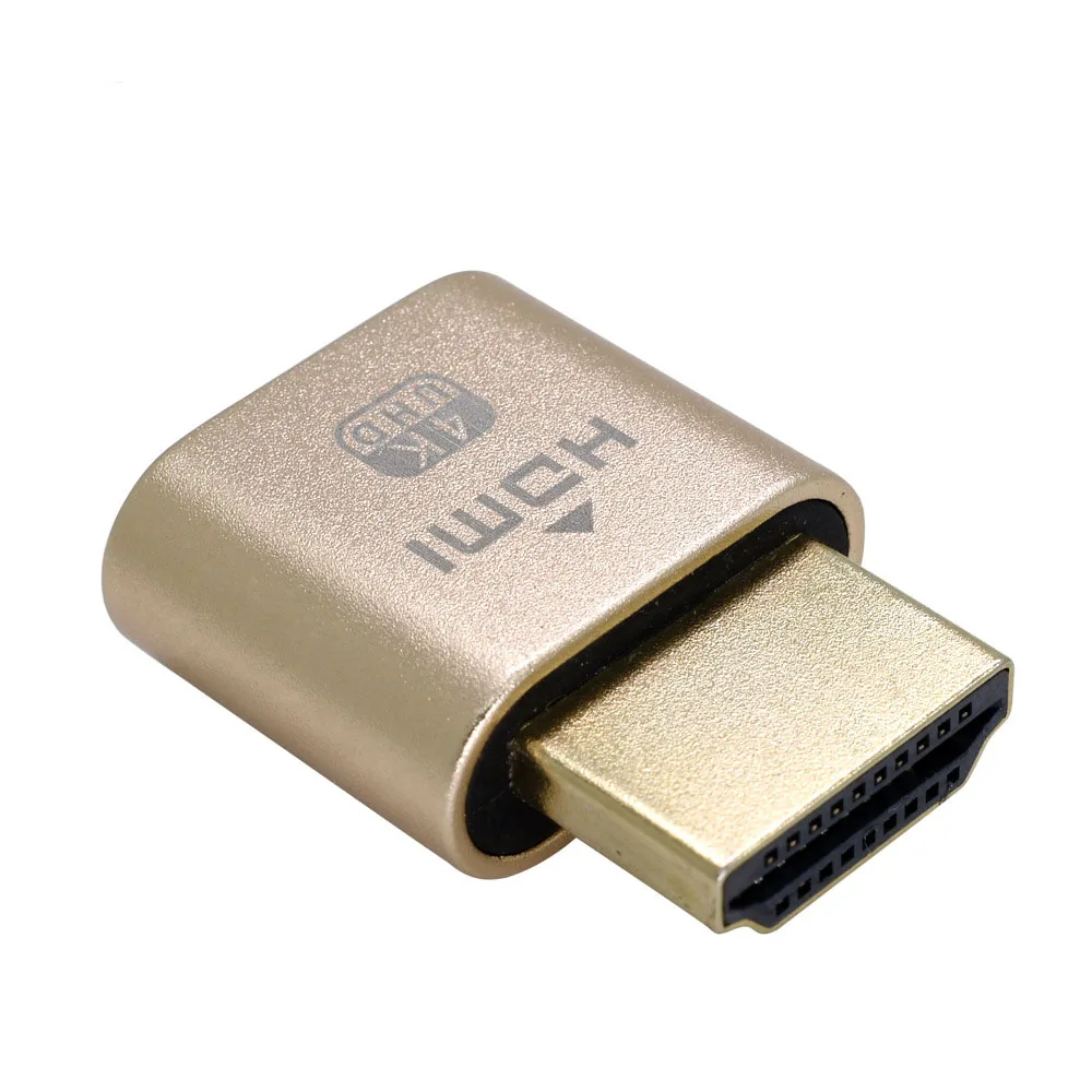 Видеоадаптер виртуальной вилки VGA HDMI DDC EDID Безголовый призрак фотоблокировка