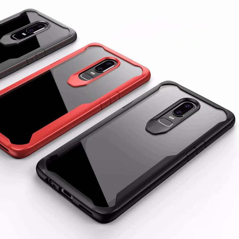Тонкий противоударный Прозрачный чехол для телефона ADKO OnePlus 6 5 мягкий