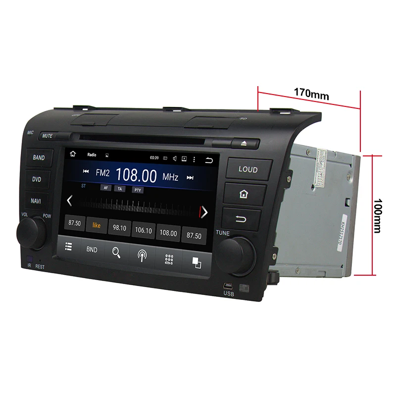 Sinairyu 1024x600 Восьмиядерный Android 8 0 4 Гб ram автомобильный dvd-плеер gps для Mazda 3 2003 2004 2005 2006