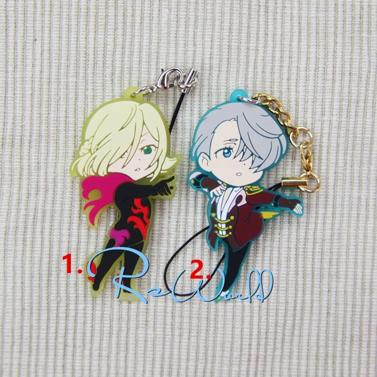 Yuri!!! on Ice Anime Nikiforov Victor Plisetsky Yuri JJ Dancing Ver Rubber Keychain | Игрушки и хобби