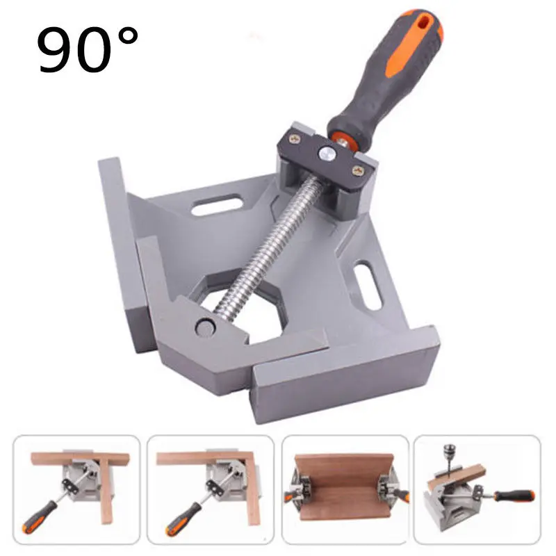 

Corner Clamp Vise Woodworking Metal Right Angle 90 Degree Clamp Corner Punch Kit