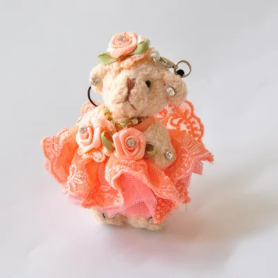 style8 1 шт., 6 см, милый плюшевый мишка, плюшевая кукла, мультяшный плюшевый мишка, плюшевая игрушка с сердцем, прекрасный подарок на день рождения, День святого Валентина - Цвет: style8
