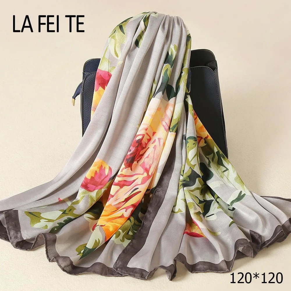 Twill Silk Scarf Women Hijab 2018 Summer Foulard Femme Stole Hair Satin Chiffon Bandana Shawl Womens Square For Ladies |