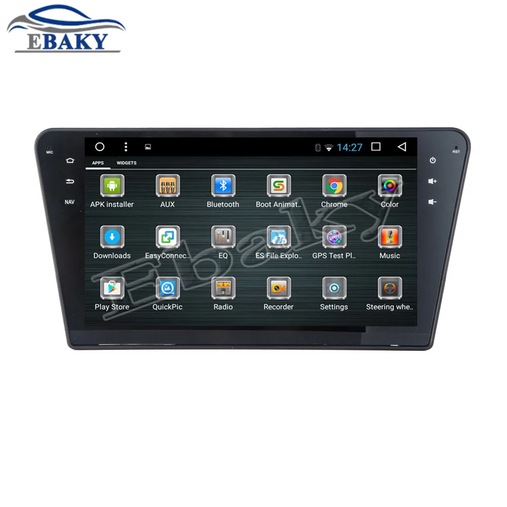 NaviTopia 10 1 дюймовым Octa Core Android 7 8 автомобиля DVD gps навигации для peugeot 408 2014-авто