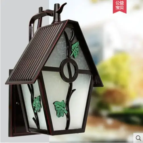 European retro led waterproof outdoor garden lights aisle balcony exterior | Лампы и освещение
