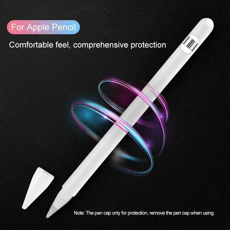 4в1 цветной мягкий силиконовый совместимый для Apple Pencil чехол совместимый для iPad Tablet стилус защитный чехол