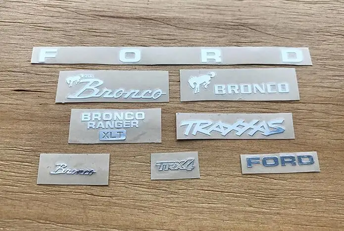 TRX4 FORD BRONCO RANGER AX90047 90047 наклейки для 1/10 RC Cralwer Tamiya RC8WD AXIAL SCX10 TF2 D90 D110 HRAXXAS PG4 SR4 | Игрушки