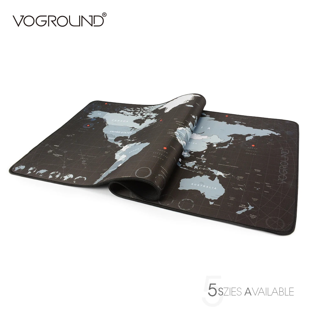 Voground новый мир Географические карты Мышь Pad большая площадка для ноутбука MacBook