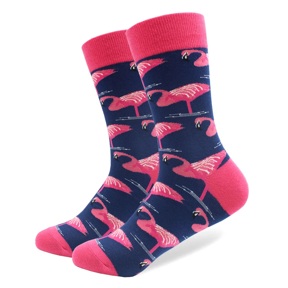 Moda sockmark Новое поступление Брендовые мужские счастливые носки Harajuku 100% чесаный